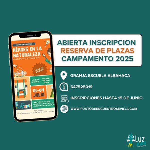 Programa de verano para niños en Sevilla