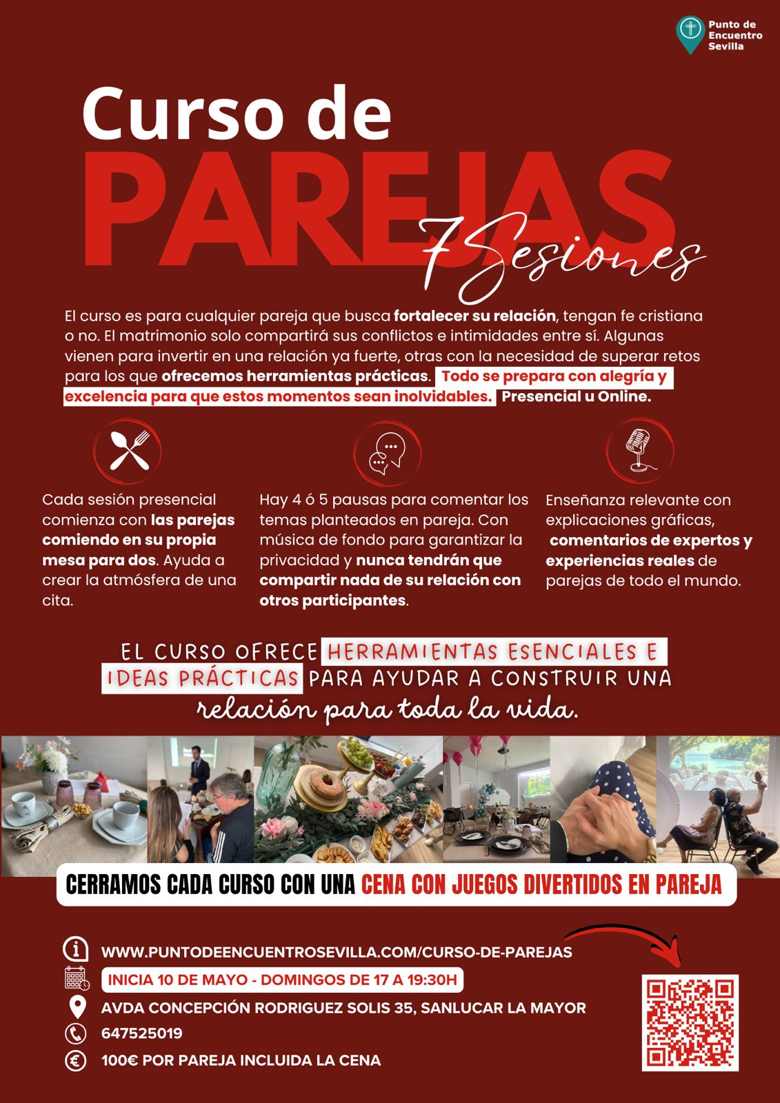 7 Sesiones de Curso de Pareja